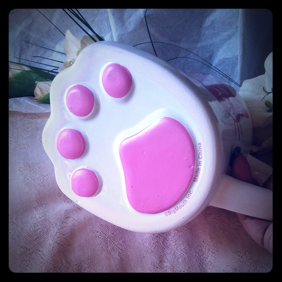 Crazy Cat Lady w/Pink Paws on Bottom Mug - Picture 6 of 8